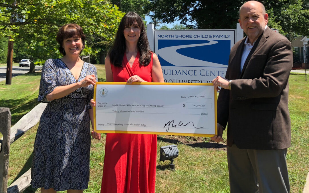 Garden City Welcoming Club Donates $30,000 to  North Shore Child & Family Guidance Center