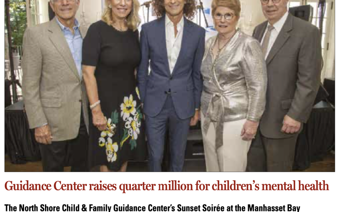 Guidance Center Raises Quarter Million for Children’s Mental Health, Long Island Business News, October 7, 2022